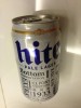 Korea 330ml Empty Beer Can With Brand Of HITE  / Opened By 2 Holes At Bottom - Lattine