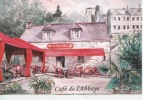 Gouarec Saint Gelven : Café De L'abbaye Bar Brasserie  (CP Viellotte) - Gouarec