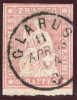 Heimat GL Glarus 1858-04-11 1-Kreis-Vollstempel Auf Strubel Zu#24G - Usati