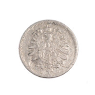 Monnaie, GERMANY - EMPIRE, Wilhelm I, 20 Pfennig, 1876, Munich, TB, Argent, KM:5 - 20 Pfennig