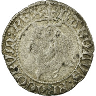 Monnaie, France, Liard, Châlons-Sur-Marne, TB+, Billon, Duplessy:600A - 1483-1498 Carlos VIII El Afable