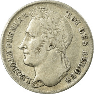 Monnaie, Belgique, Leopold I, 1/4 Franc, 1844, TTB, Argent, KM:8 - 1/4 Franc