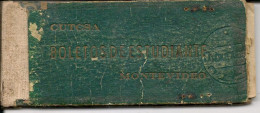 BUS TICKET - URUGUAY C/1930's Rare To Find Montevideo CUTCSA Student Tickets BOOK - CONTAINS 27 TICKETS - 4 Scans - Monde