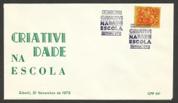 Portugal Cachet Commémoratif Criativité A L' école1972 Event Postmark School Criativity - Postal Logo & Postmarks