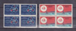 AC - TURKEY - THE 21st INTERNATIONAL REDCROSS CONFERENCE MNH BLOCK OF FOUR 1969 - Unused Stamps