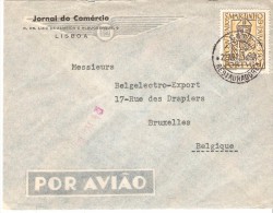 CARTA CIRCULADA DE PORTUGAL PARA A BELGICA - Brieven En Documenten
