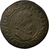 Monnaie, France, Louis XIII, Double Tournois, Buste Enfantin Au Col Fraisé - 1610-1643 Luis XIII El Justo