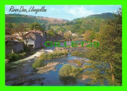 LLANGOLLEN, WALES - RIVER DEE FROM THE BRIDGE - J. SALMON LTD - - Denbighshire