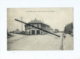 CPA  Souple, Légére - Chaulnes - Rue De Lihons Et Rue Du Bosquet - Chaulnes