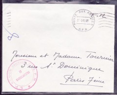 Cachet Militaire - Lettre - Military Postmarks From 1900 (out Of Wars Periods)