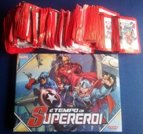 M#0L25 Album CARDS E´ TEMPO DI SUPEREROI MARVEL COOP + 117 BUSTINE FIGURINE SIGILLATE - Marvel