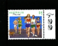 AUSTRALIA -  1997  $ 1  FUN RUN  1 KANGAROO  2 KOALAS  REPRINT  MINT NH - Essais & Réimpressions