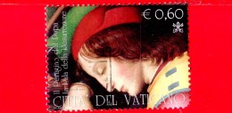 VATICANO - Usato - 2005 -  Il Perugino - Dettaglio Della Pala Della Resurrezione, Opera Del Perugino - 0,60 € - Oblitérés