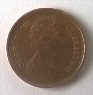 Monnaie - Grande-Bretagne - 1/2 Penny 1971 - Elizabeth II - - 1/2 Penny & 1/2 New Penny