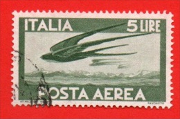 1962 (A155) Democratica Lire 5 Stelle IV - Usato - Leggi Il Messaggio Del Venditore - Luftpost