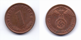 Germany 1 Reichspfennig 1939 A - 1 Reichspfennig