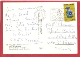 Y &T N°245  ANDORRE LA VIEILLE    Vers  FRANCE    1975 2 SCANS - Covers & Documents