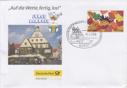 32668- YOUNG COLLECTORS, PHILATELISTS, COVER STATIONERY, 2008, GERMANY - Umschläge - Gebraucht