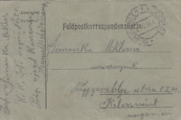 32680- WARFIELD POSTCARD, WW1, CAMP NR 51, CENSORED, 1916, HUNGARY - Brieven En Documenten