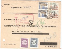 CARTA CIRCULADA EM PORTUGAL - Covers & Documents