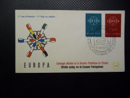 FDC Belgie Europa 1959 - 1951-1960