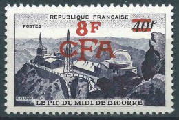 Réunion Cfa - 1949 - DOM TOM - N° 302A - Pic Du Midi - Neuf * - MLH - Nuevos