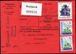 1964. Wappen Islands. 25 Kr.  Fylgibréf. Postkrafa 1400 Kr. REYKJAVIK 30.VII.1965. (Michel: 380) - JF180958 - Briefe U. Dokumente