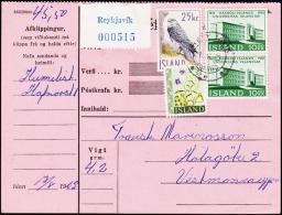 1960. Islandic Falcon. 25 Kr. Fylgibréf. REYKJAVIK 13.VIII.63. (Michel: 339) - JF180944 - Covers & Documents