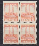 Belgisch Congo 1941 Monument Koning Alibert I 1,75 Fr Bl Van 4 ** Mnh (26271D) - Neufs