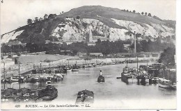 PENICHE - ROUEN - La Côte Ste Catherine - Péniches