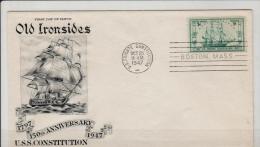 USA 1947 FDC --USSS Constitution -Fleetwood Print - 1941-1950