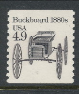 USA 1985 Scott # 2124. Transportation Issue: Buckboard 1880s, MNH (**). - Rollenmarken