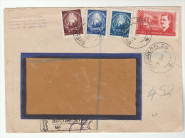 1949 REGISTERED ROMANIA Stamps COVER - Brieven En Documenten