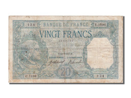 Billet, France, 20 Francs, 20 F 1916-1919 ''Bayard'', 1917, 1917-02-24, TB+ - 20 F 1916-1919 ''Bayard''