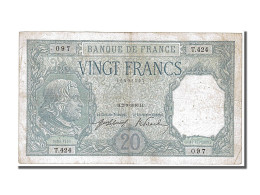 Billet, France, 20 Francs, 20 F 1916-1919 ''Bayard'', 1916, 1916-09-02, TTB+ - 20 F 1916-1919 ''Bayard''