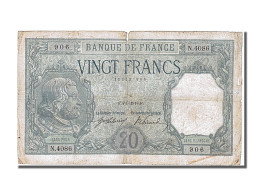 Billet, France, 20 Francs, 20 F 1916-1919 ''Bayard'', 1918, 1918-03-04, TB+ - 20 F 1916-1919 ''Bayard''