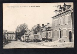 80 LUCHEUX GRANDE RUE  BUREAU DE POSTE ANIMEE ATTELAGES - Lucheux