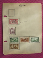 SYRIE MANDAT FRANCAIS 6 TIMBRES-POSTES TYPE MERSON & AUTRES  Oblitérés MN - Used Stamps