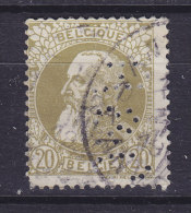 Belgium 1905 Mi. 72     50 C. Leopold II. Perfin Perforé Lochung 'A.& C.' (2 Scans) - 1863-09