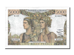 Billet, France, 5000 Francs, 5 000 F 1949-1957 ''Terre Et Mer'', 1957 - 5 000 F 1949-1957 ''Terre Et Mer''