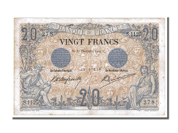 Billet, France, 20 Francs, 20 F 1874-1905 ''Noir'', 1904, 1904-12-31, TTB - 20 F 1874-1905 ''Noir''