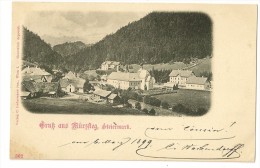 S3767 - Gruss Aus Murzsteg, Steiermark"1899" - Mürzzuschlag