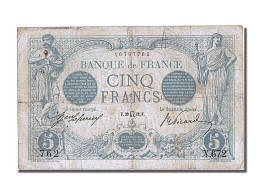 Billet, France, 5 Francs, 5 F 1912-1917 ''Bleu'', 1912, 1912-07-20, TB+ - 5 F 1912-1917 ''Bleu''