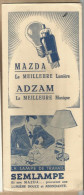 -** MAZDA  -  **-  ""La  MEILLEURE  Lumière "" - ADZAM - La MEILLEURE Musique"" - Electricity & Gas