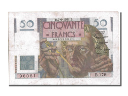 Billet, France, 50 Francs, 50 F 1946-1951 ''Le Verrier'', 1951, 1951-06-07, TTB - 50 F 1946-1951 ''Le Verrier''