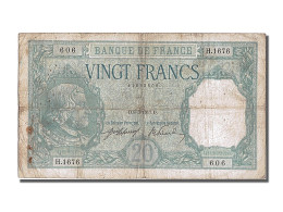 Billet, France, 20 Francs, 20 F 1916-1919 ''Bayard'', 1917, 1917-03-08, TB+ - 20 F 1916-1919 ''Bayard''