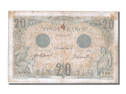 Billet, France, 20 Francs, 20 F 1905-1913 ''Bleu'', 1913, 1913-01-20, TB+ - 20 F 1905-1913 ''Bleu''