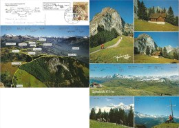 Alpthal - 7 Egg Wanderung  (3 Karten)          1980 - 90 - Alpthal