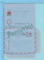 Aerogramme ( Expo67 Expo 67  Poste  Aerienne Stationery Entier Postaux 10 Cents ) 3  Scans - Airmail