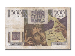 Billet, France, 500 Francs, 500 F 1945-1953 ''Chateaubriand'', 1948, 1948-05-13 - 500 F 1945-1953 ''Chateaubriand''